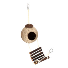 Bird's Nest Hamster Ladder Coconut Hideaway Toy House 67cm