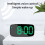 Despertador digital com visor LED, formato 12/24 horas, função soneca e temperatura. 5