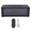 3D Flame Fireplace Humidifier 26cm Black with Remote & Timer 3