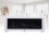 3D Flame Fireplace Humidifier with Remote, 140mAh, 26cm White 3