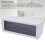 3D Flame Fireplace Humidifier with Remote, 140mAh, 26cm White 8