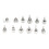 12 Grid/Box Watch Repair Push Button Tool for Watchmaker - Durable & Compact 12