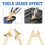 4Pcs Plastic Welding Tools, Triangular Copper , Home Electric Soldering Iron Tip, Plastic Welding Machine Soldering 4