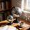 Disco-Kugel-Globus-Statuen, Heimdekoration,-Silber L 6