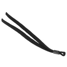 200pcs Elastic Rubber Bands with Adjustable Buckles, Flat or Cylindrical, PVC Black/White