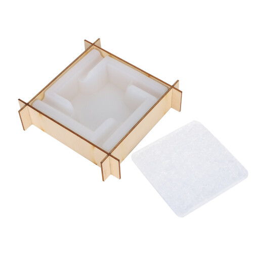 Mirror Surface Epoxy Silicone Ashtray Mould for DIY Craft Large Size L 1