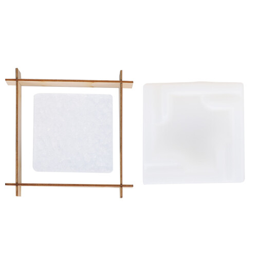 Mirror Surface Epoxy Silicone Ashtray Mould for DIY Craft Large Size L