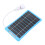 Portable Blue Solar Panel with Light Handle 5V 5W USB Charger 11