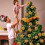 Gold Christmas Tree Floral Picks 3.9In 6-Pc 6
