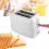Retro Toaster 2-Slice 6-Browning Settings White 4