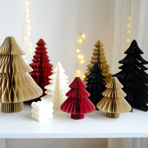 Christmas Tree Paper Craft Kit Festive DIY Decoration 2