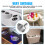 XUKEY Stainless Steel Cup Holders Mount 4-Pack 2
