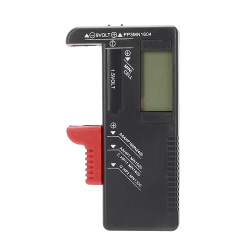 Digitaler Batterietester Universal LCD für AA, AAA, 9V und Knopfzellen 2