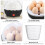 Mini Electric Egg Cooker Stainless Steel 7-Egg 6