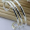 925 Sterling Silver Classic Adjustable Three Line Cuff Bangle Bracelet for Women-default 5