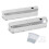 2-Piece Satin Aluminium Valve Covers for Ford SBF 10