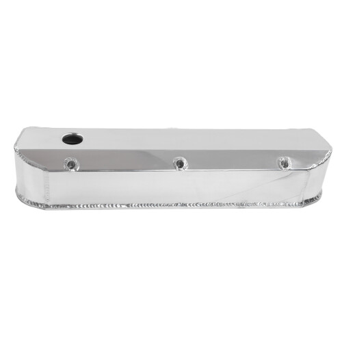 2-Piece Satin Aluminium Valve Covers for Ford SBF 2