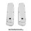2-Piece Satin Aluminium Valve Covers Ford Small 15