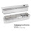 2-Piece Satin Aluminium Valve Covers for Ford SBF 14