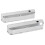 2-Piece Satin Aluminium Valve Covers for Ford SBF 5