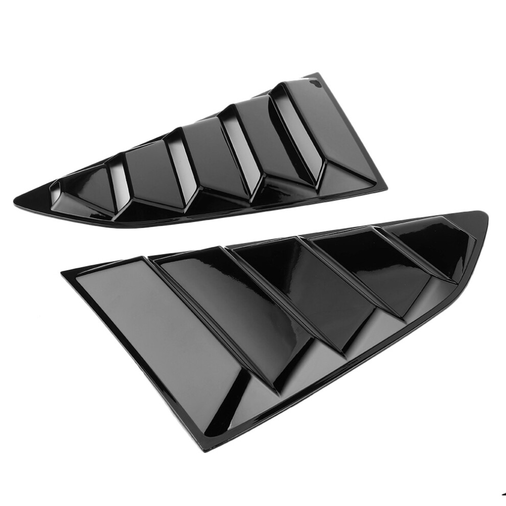 Glossy Car Window Louver For Chevy Camaro 2016-2020 Side Vent Cover Black 4911391975029