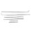 6pc Stainless Door Moulding CRV 17-20 18