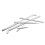 6pc Stainless Door Moulding CRV 17-20 6