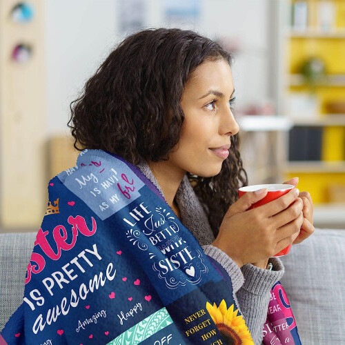 Κουβέρτα δώρου θείας για ανιψιά – 50"x60", Ριχτάρι 1