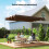 Outsunny Techo de Pérgola Marrón 286 x 245 x 16 cm 4