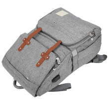 Großer Mama Rucksack wasserdicht grau