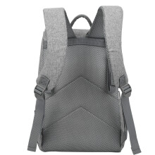 Wickeltasche Rucksack wasserdicht Grau