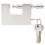 Anti-Rust Iron Padlock Rectangular Heavy 8