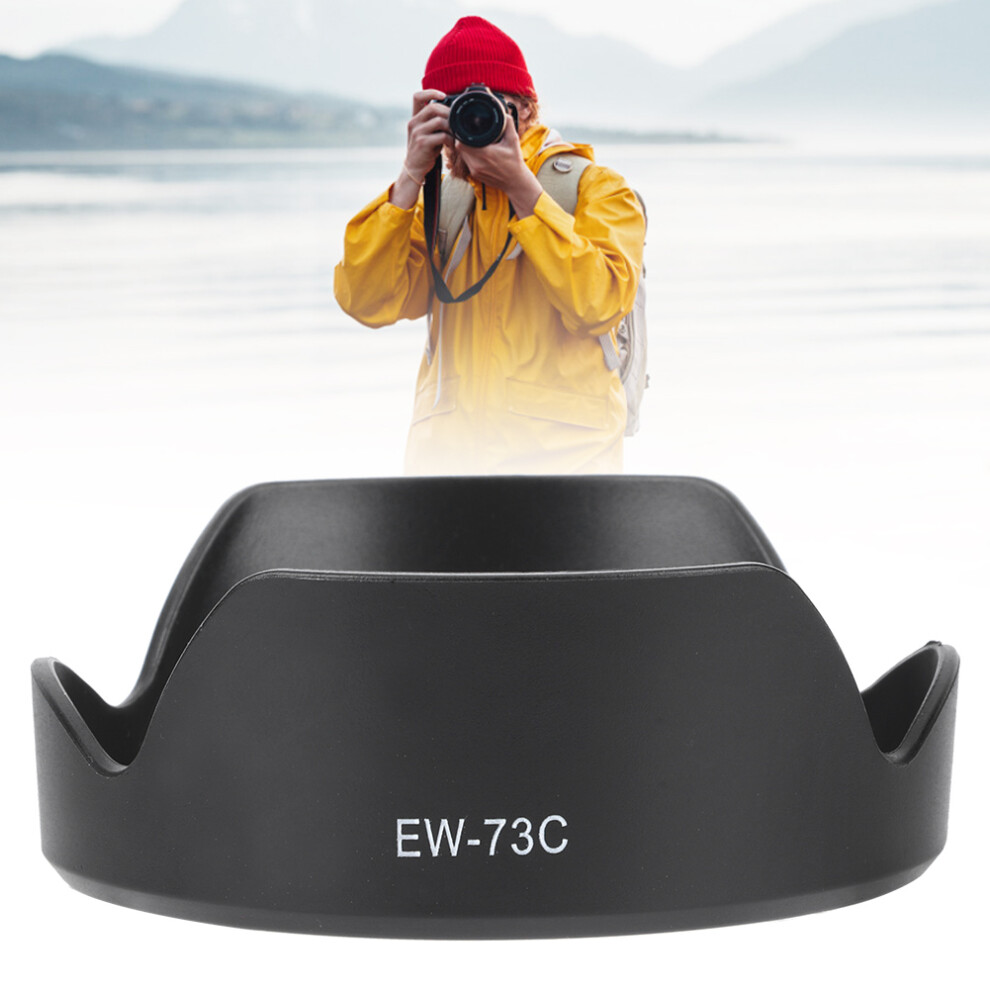 Plastic Lens Hood For EfâS 10Â18Mm F/4.5Â5.6 Camera Lens Black 4691392315740