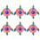 10pcs Inflatable Bird Drink Holders, 27x21cm Pool Party Float Accessories 14
