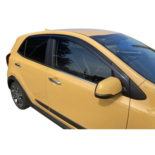 AUTO CLOVER Wind Deflectors Set for Kia Picanto 2017+ (4 pieces) 1