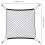 iGadgitz Home U7115 Cargo Net, Car Boot Storage Organiser - Black 2