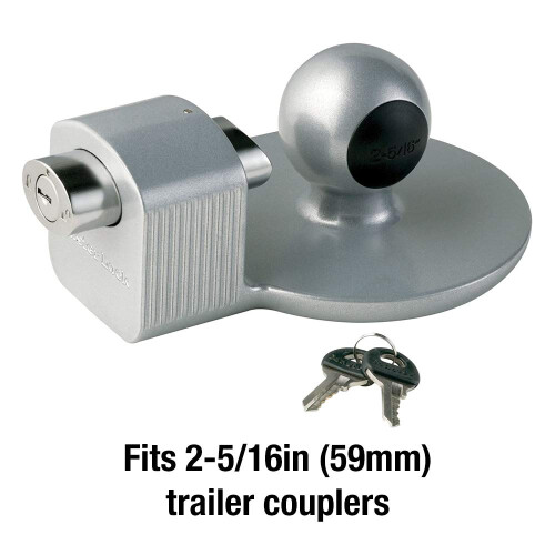 Master Lock Master Lock Trailer Lock, Trailer Coupler Lock, Fits 2-5/16 in. Couplers, 378DAT 1