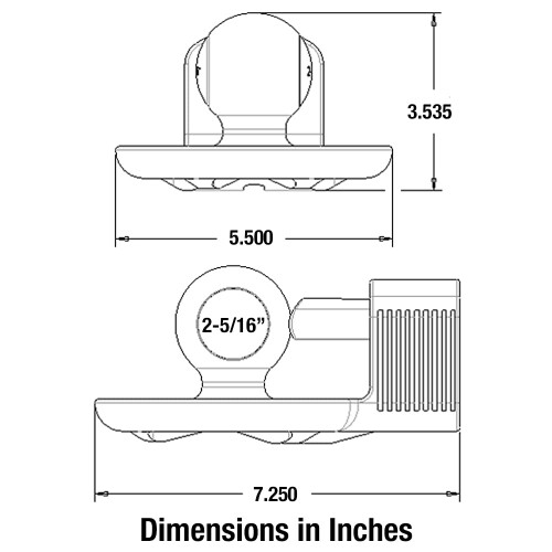Master Lock Master Lock Trailer Lock, Trailer Coupler Lock, Fits 2-5/16 in. Couplers, 378DAT 2
