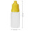 50Pcs 10ml Yellow Squeezable Eye Drop Bottles, Portable, 2x6cm 3