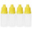 50Pcs 10ml Yellow Squeezable Eye Drop Bottles, Portable, 2x6cm 14