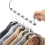 2Pcs Stackable Wardrobe Hanger Organizer, Space-Saving Closet Drying Rack, Foldable & Multifunctional – Compatible with Standard Rods 3