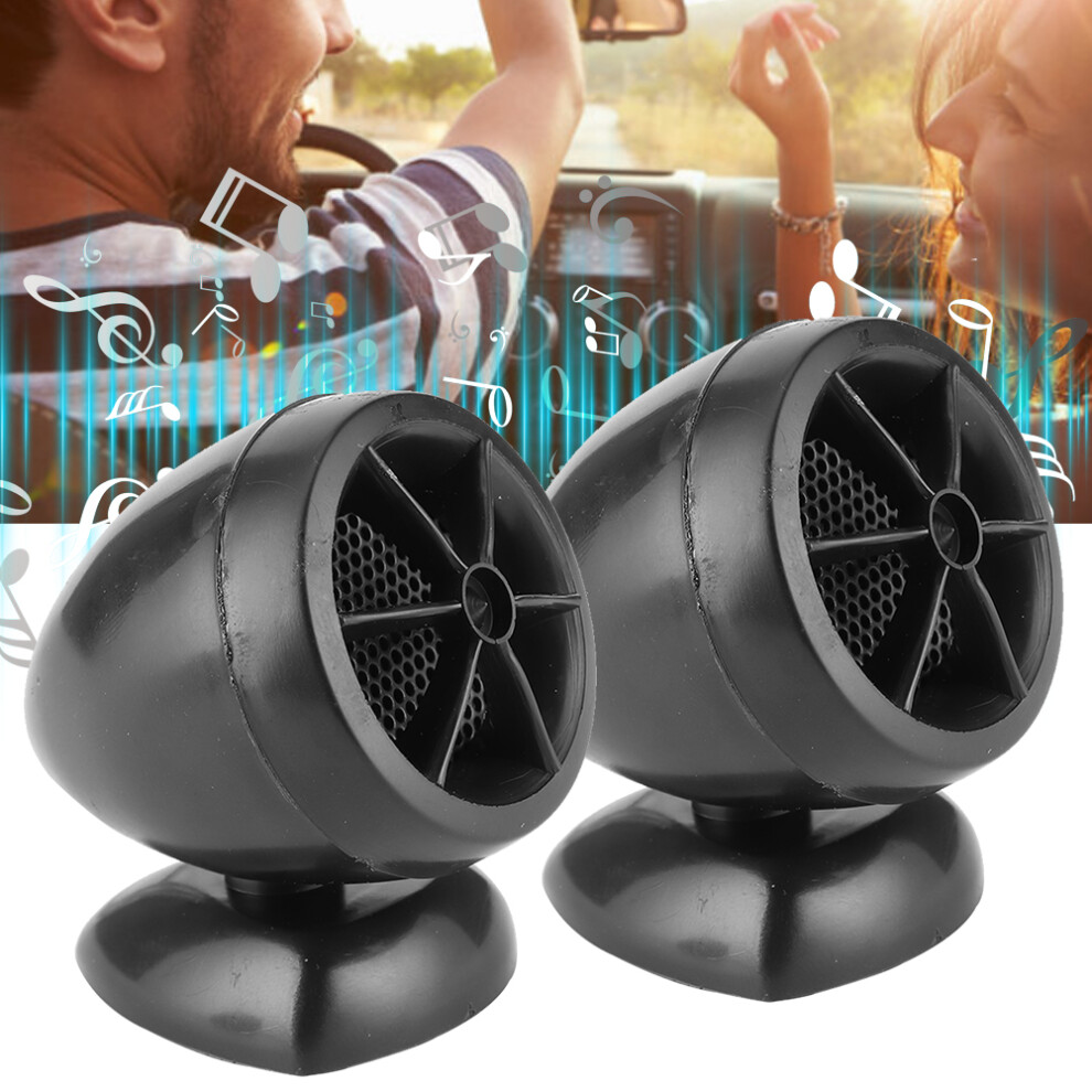 1200W 12V Car Tweeter Mini Horn Loudspeaker Dome For Clear Sound Black 8351391977696