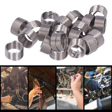Metal Wire Thread Insert M12 x 1 - 20Pcs Spiral Nut Repair & Extension Tool