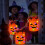 SRUILUO LED Halloween slikposer orange 6 stk. 1