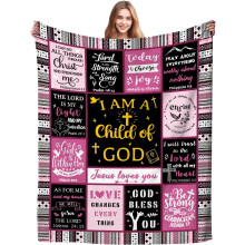 Couverture « Prompt rétablissement » pour femmes, ultra douce, 127 x 102 cm