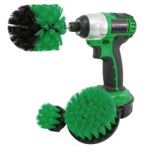 Ensemble de brosses pour perceuse électrique, roues de voiture, cuisine, salle de bain