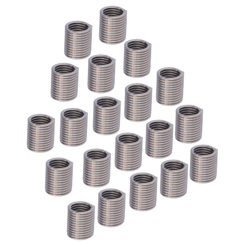 20Pcs M12 x 1.75 SUS304 Wire Thread Insert Nuts for Repair
