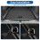 Zocipro Adjustable Elastic Car Boot Net - 100x80cm, Single-layer Fixed Net with 4 Hooks, Universal Nylon Mesh Organizer for Car Boot, Vehicle, Van, 4