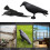 Crow Decoy Realistic Plastic Standing Statue 1 Piece 2