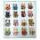 Wooden Buttons 2-Hole Mixed 50 pcs 3